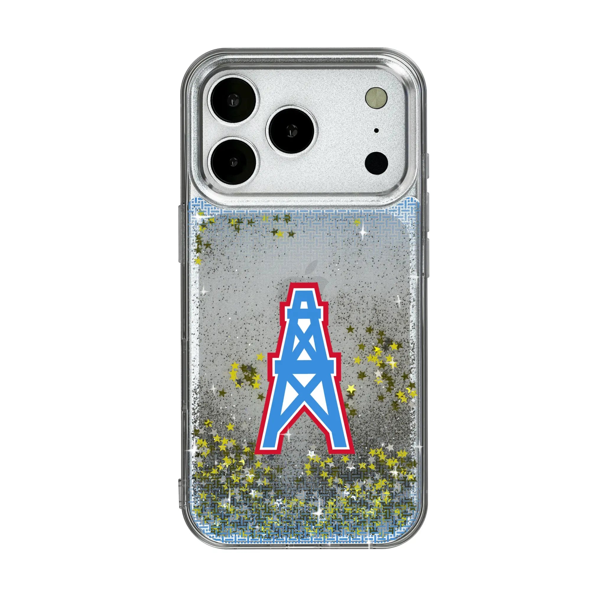 Houston Oilers Historic Collection Linen Glitter Phone Case