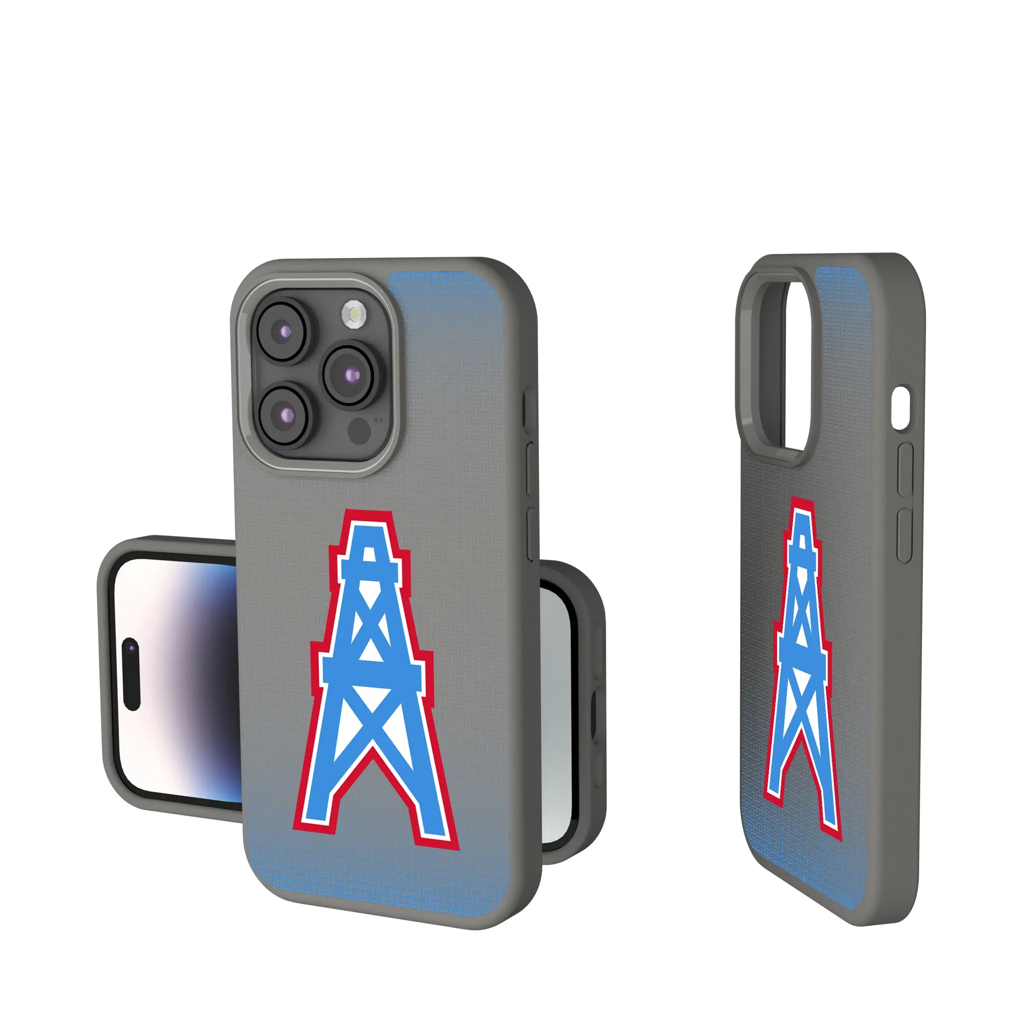 Houston Oilers Historic Collection Linen Soft Touch Phone Case