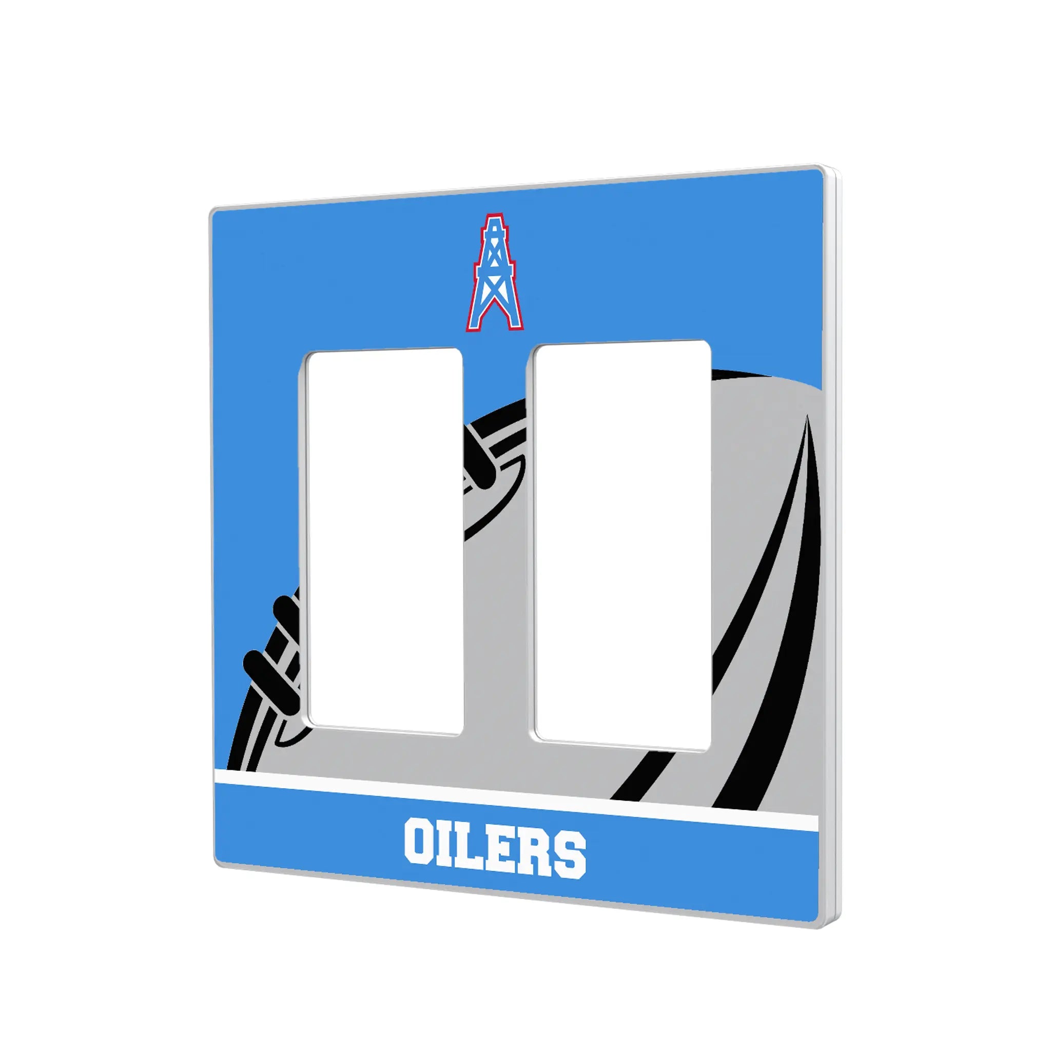 Houston Oilers Historic Collection Passtime Hidden-Screw Light Switch Plate