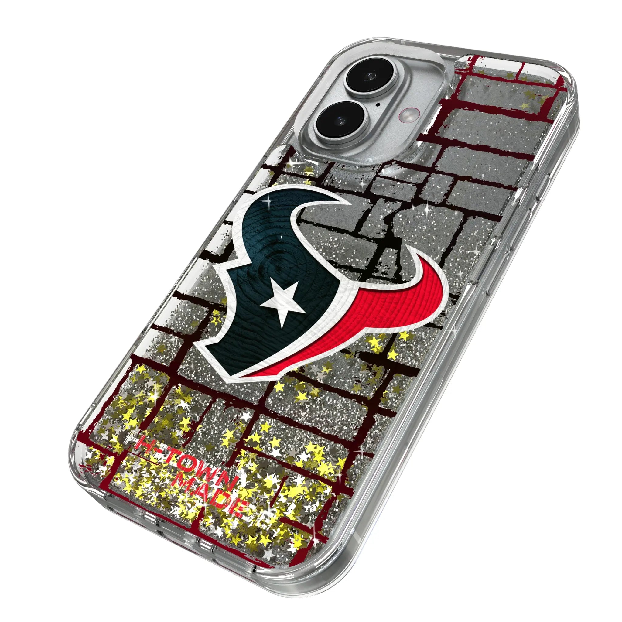 Houston Texans Brick Glitter Phone Case for Apple iPhone