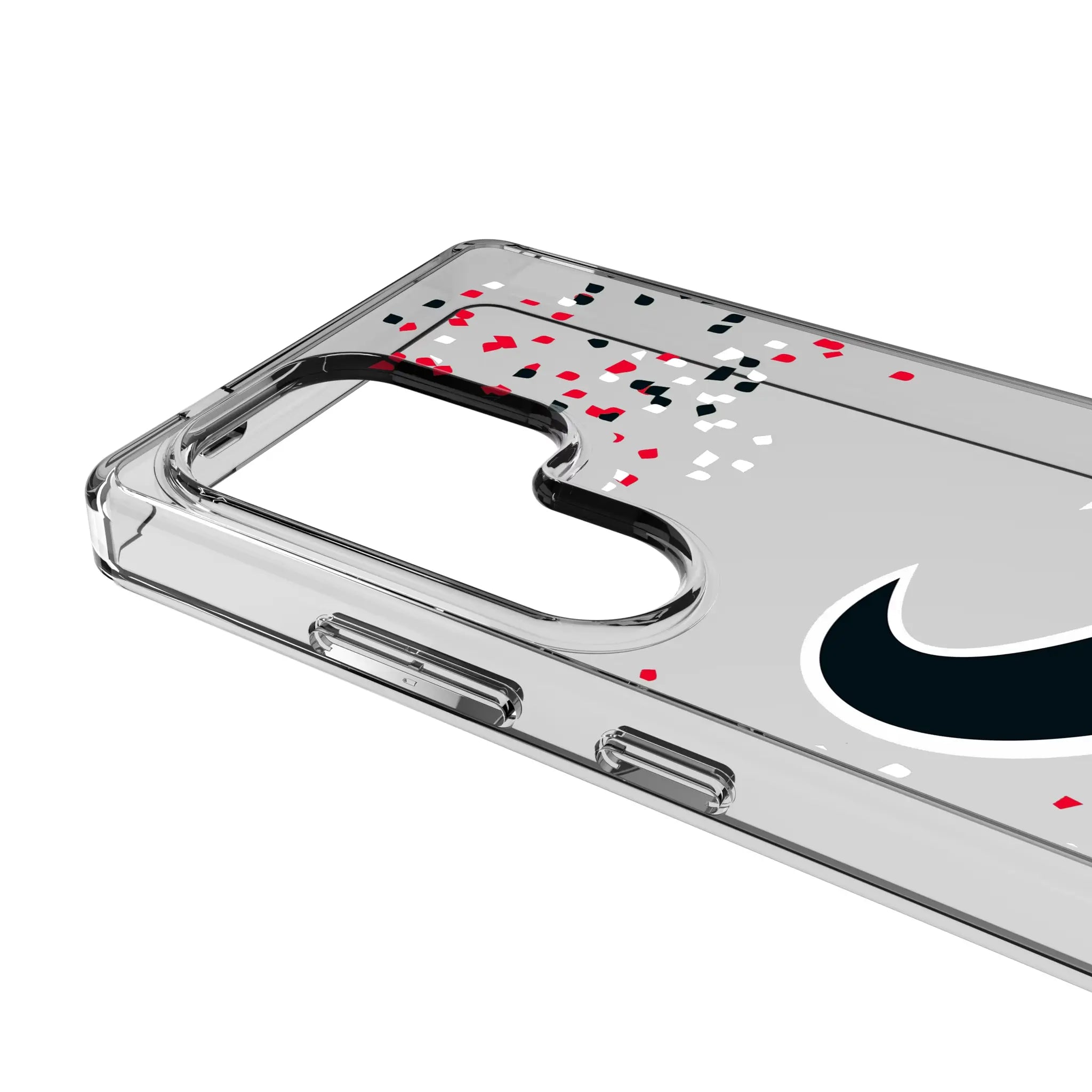 Houston Texans Confetti Clear Phone Case for Samsung Galaxy