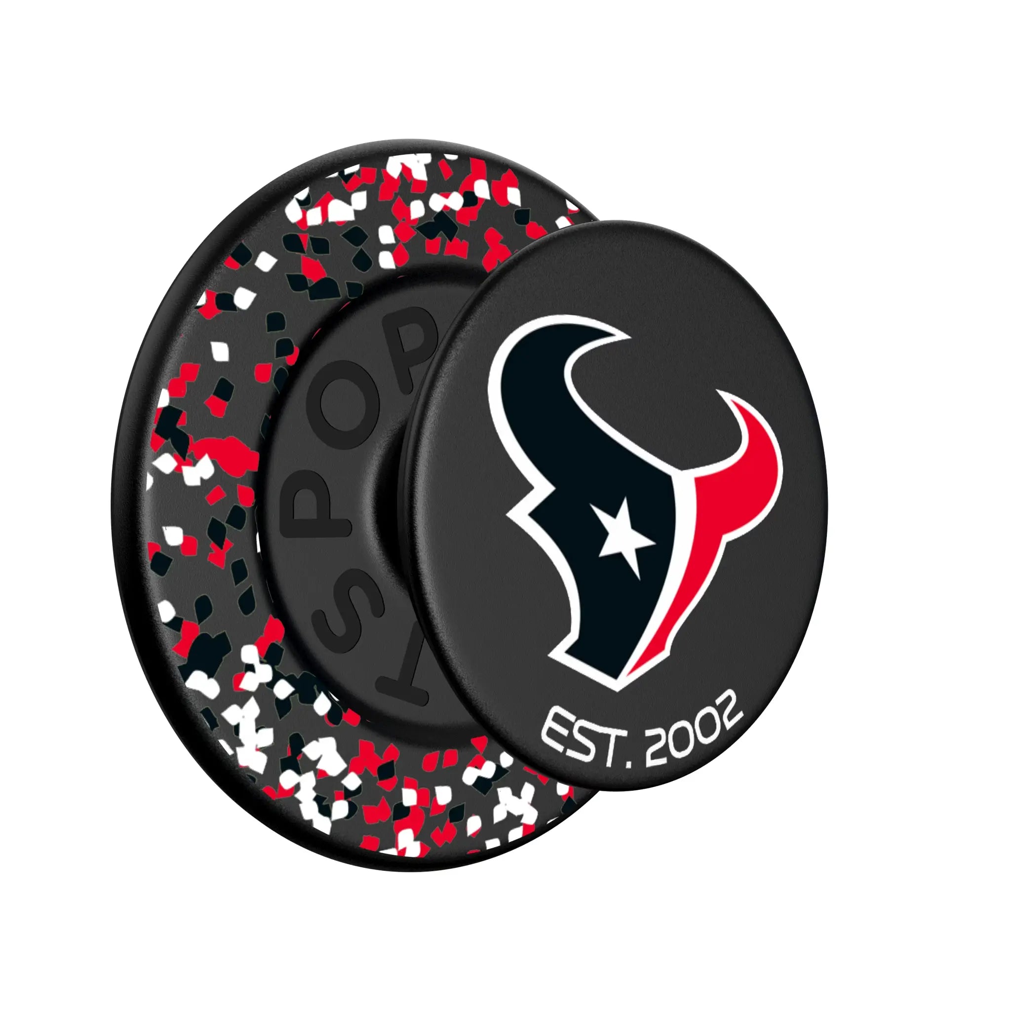 Houston Texans Confetti PopSockets Magnetic Phone Grip and Stand