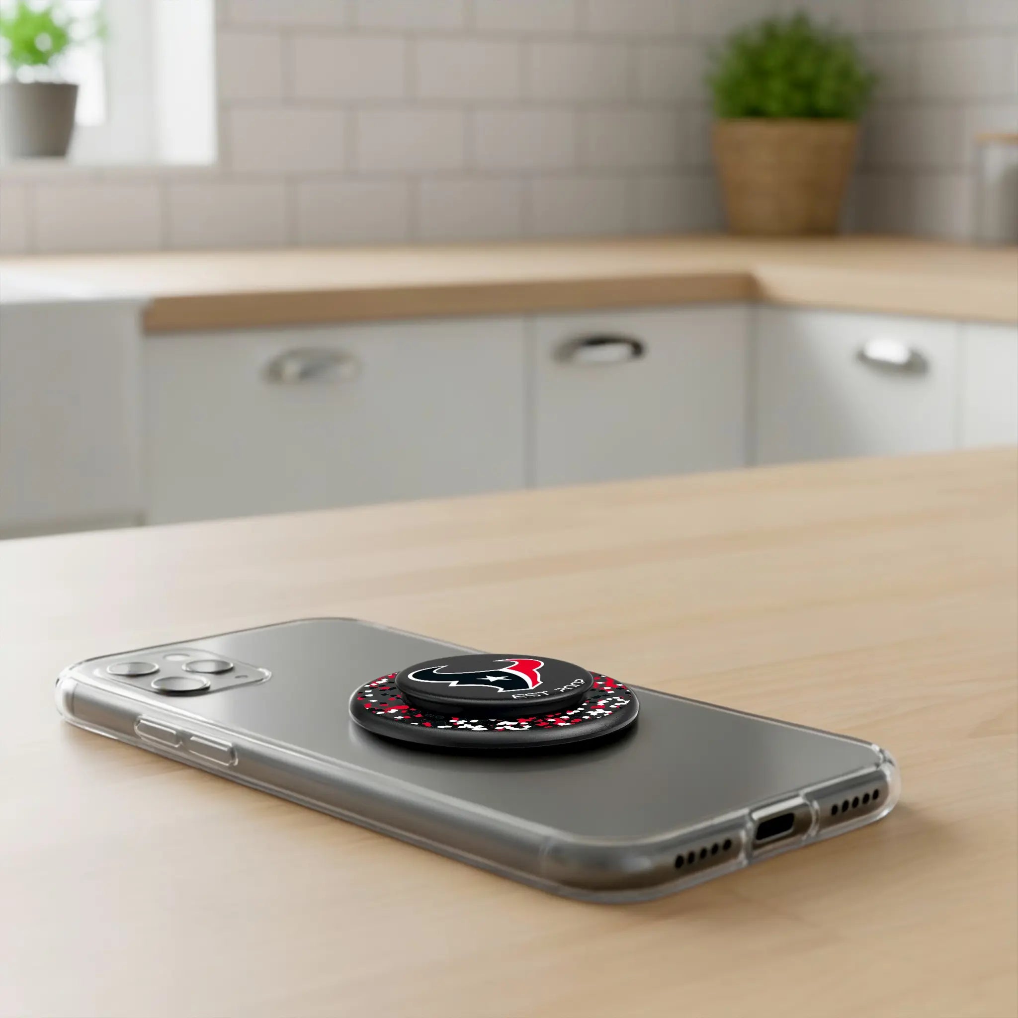 Houston Texans Confetti PopSockets Magnetic Phone Grip and Stand