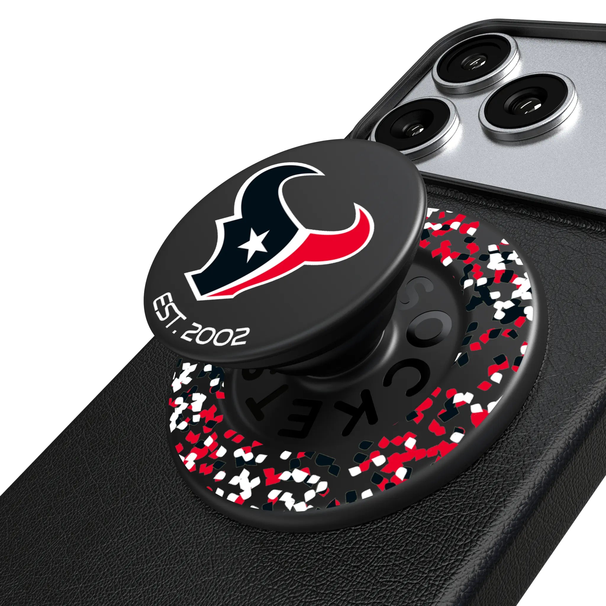 Houston Texans Confetti PopSockets Magnetic Phone Grip and Stand