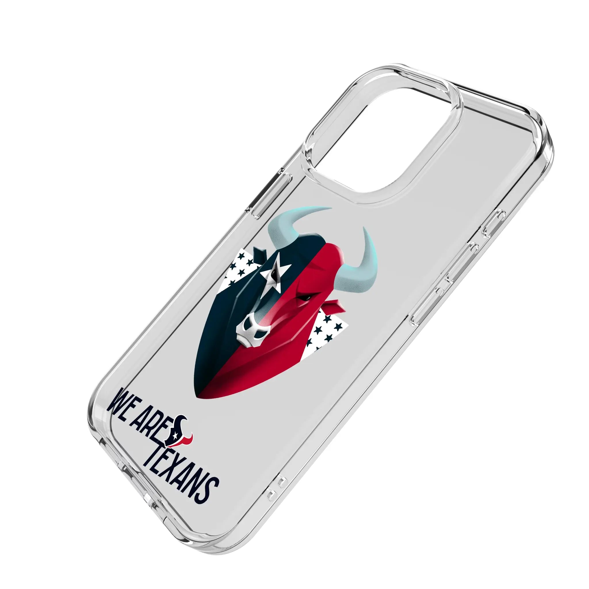 Houston Texans 2024 Edition Clear Phone Case for Apple iPhone