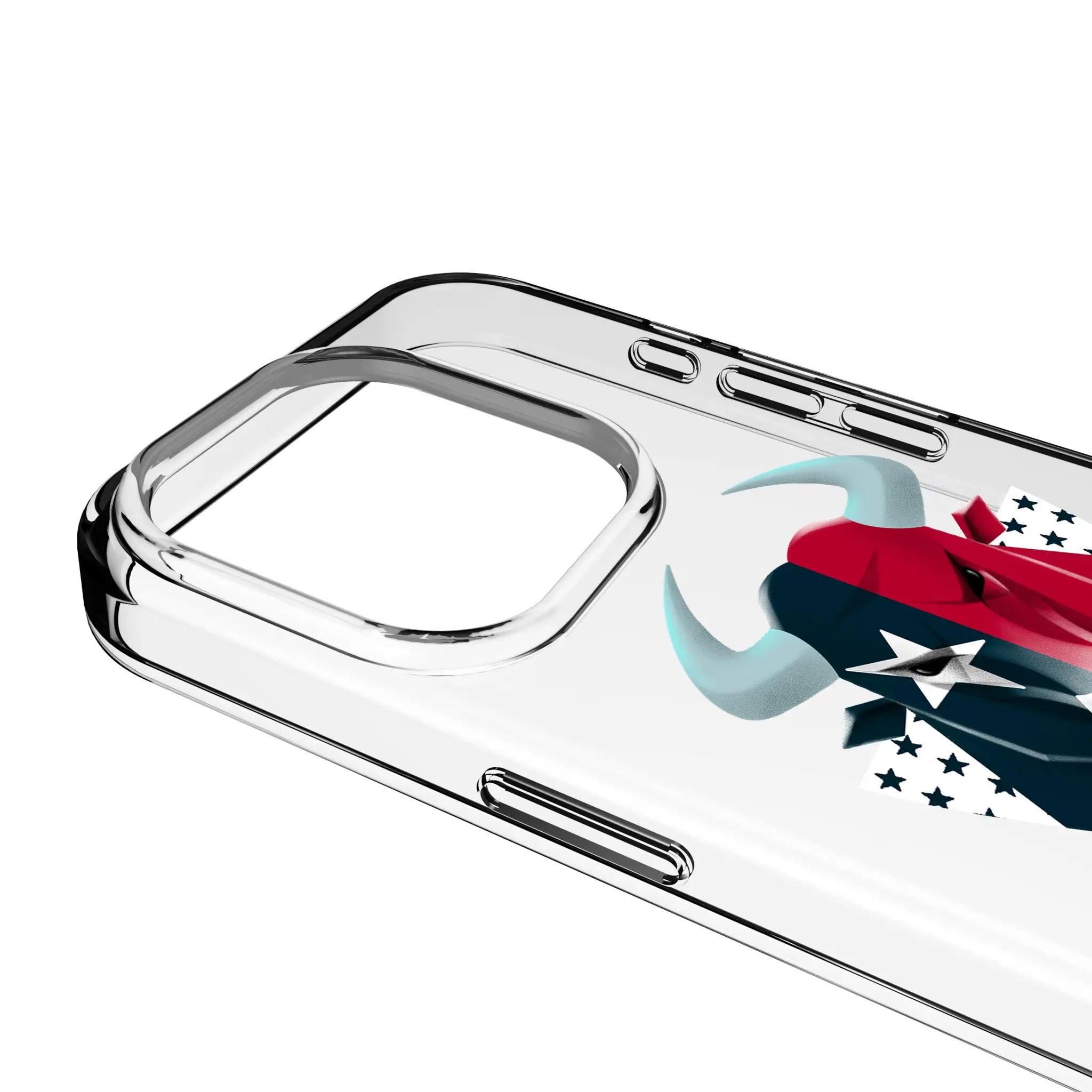 Houston Texans 2024 Edition Clear Phone Case for Apple iPhone