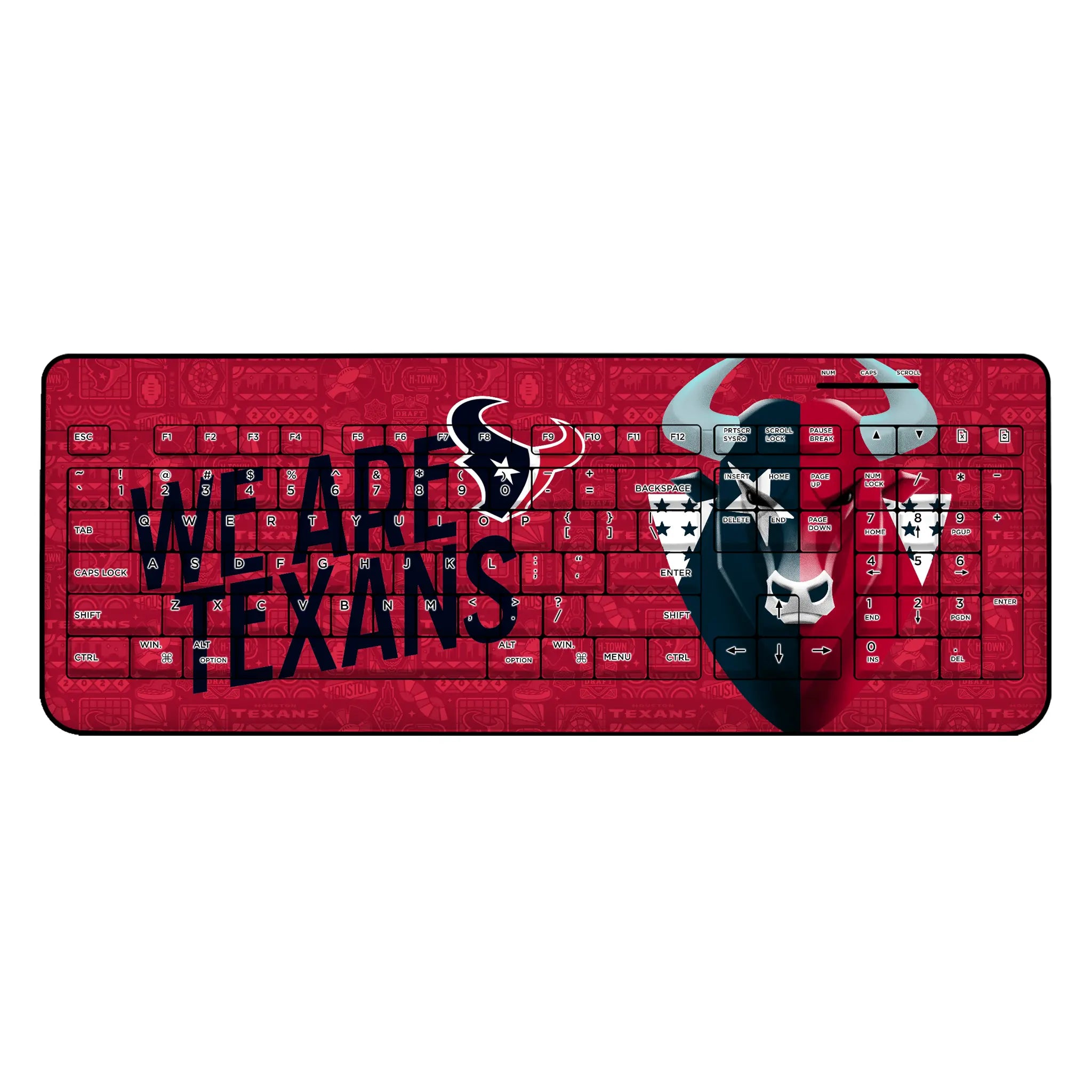 Houston Texans 2024 Illustrated Limited Edition Wireless USB Keyboard