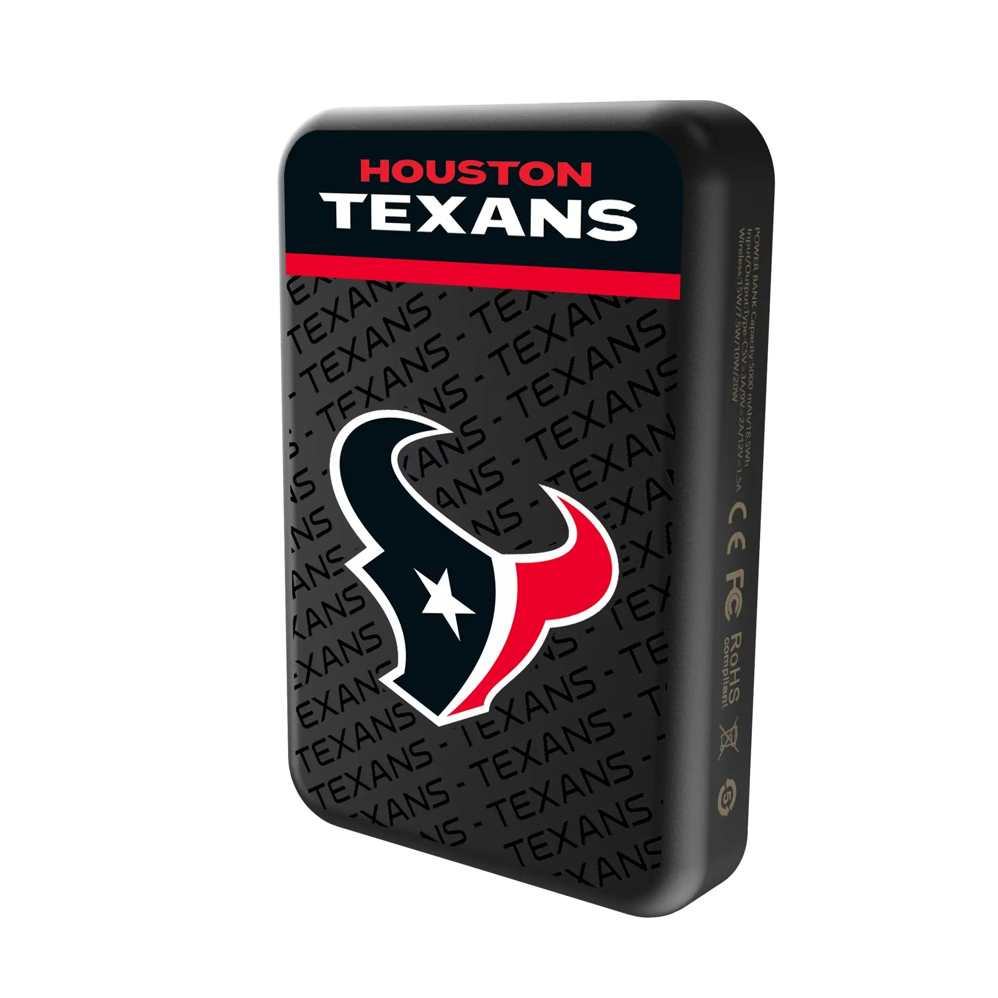 Houston Texans Endzone Plus Wireless Mag Power Bank