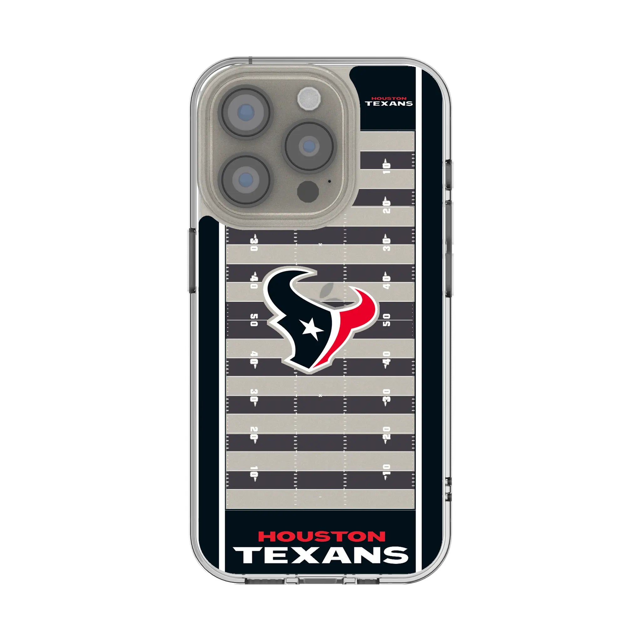 Houston Texans Field Clear Phone Case for Apple iPhone
