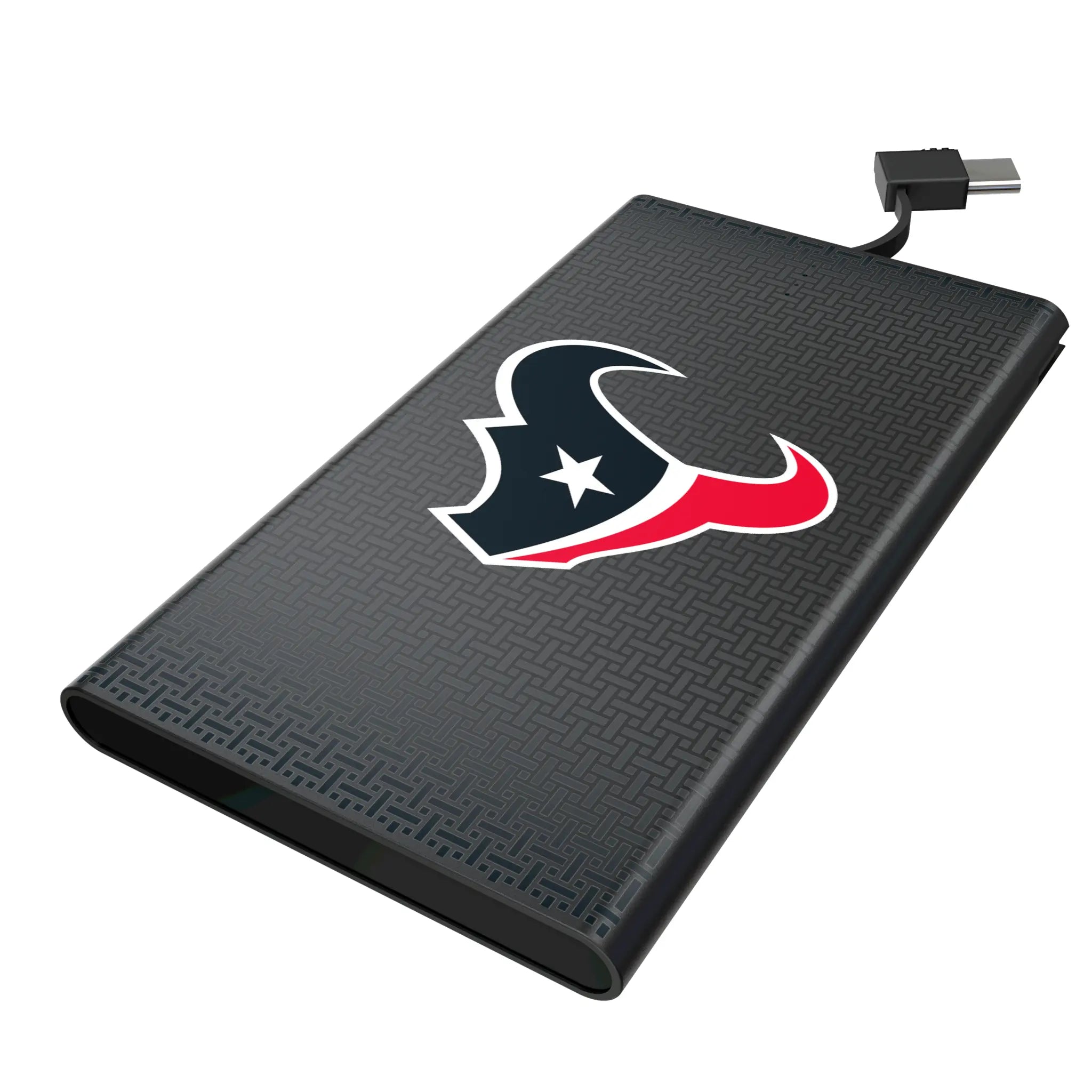Houston Texans Linen 5000mAh Flat Powerbank