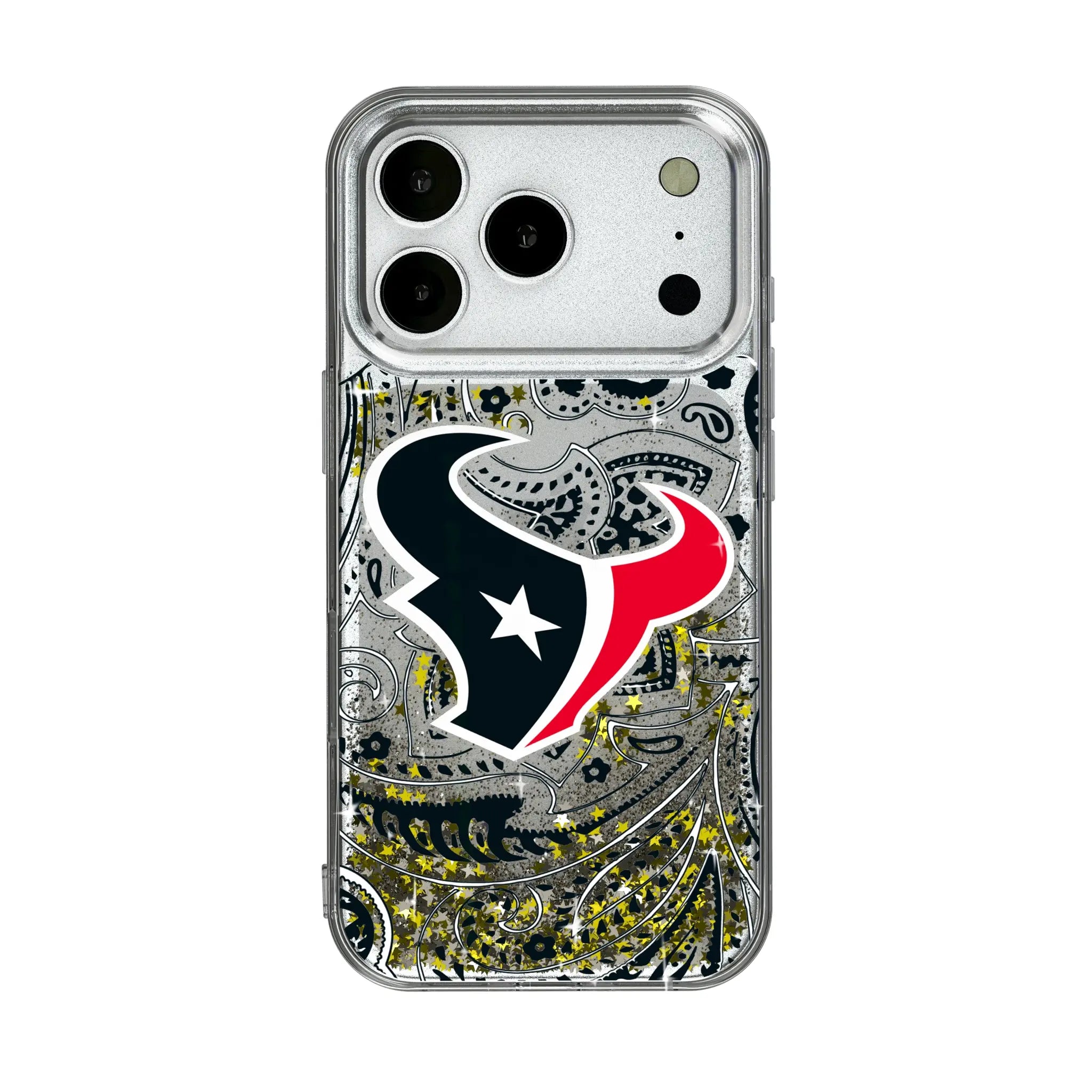 Houston Texans Paisley Glitter Phone Case