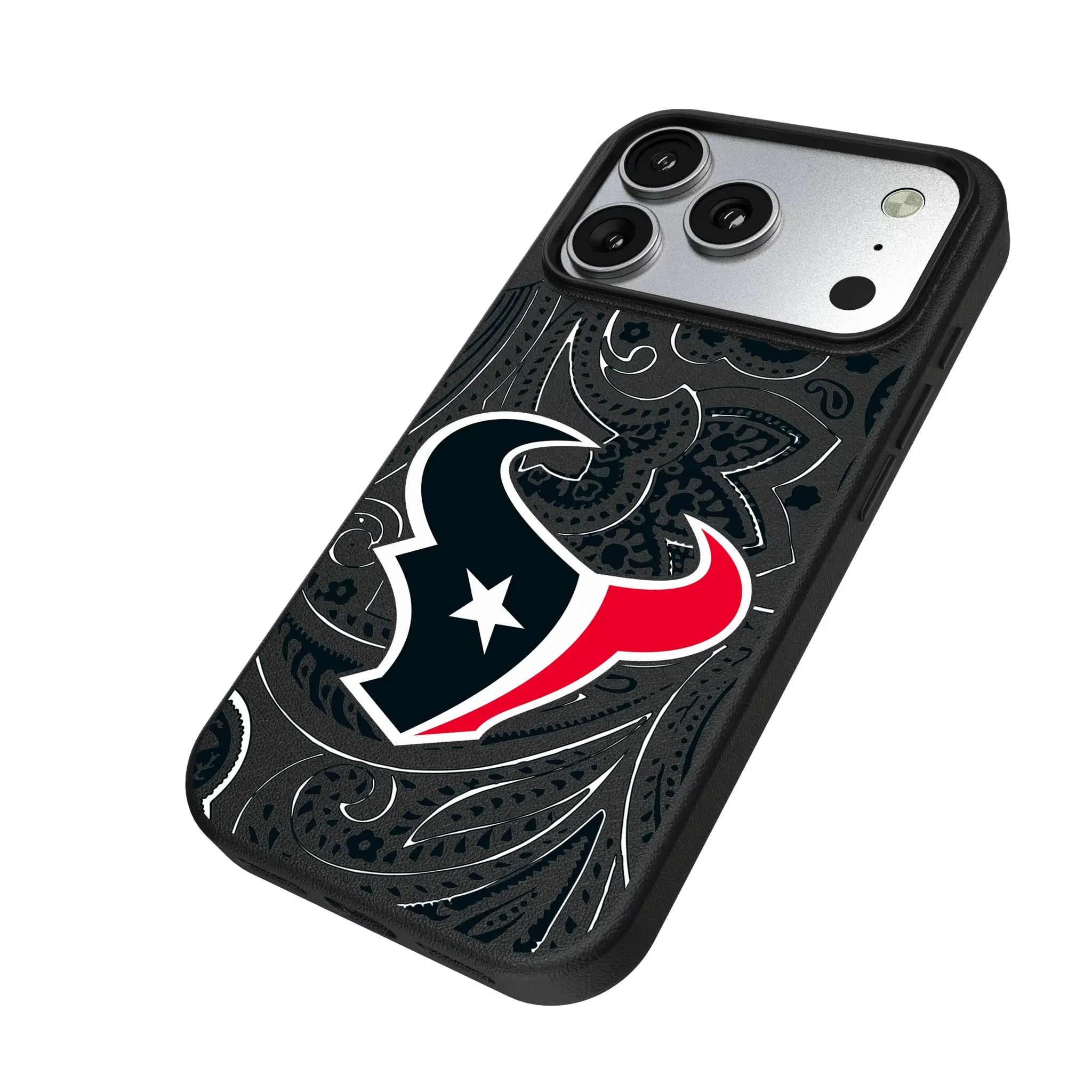 Houston Texans Paisley MagSafe Compatible Phone Case for Apple iPhone
