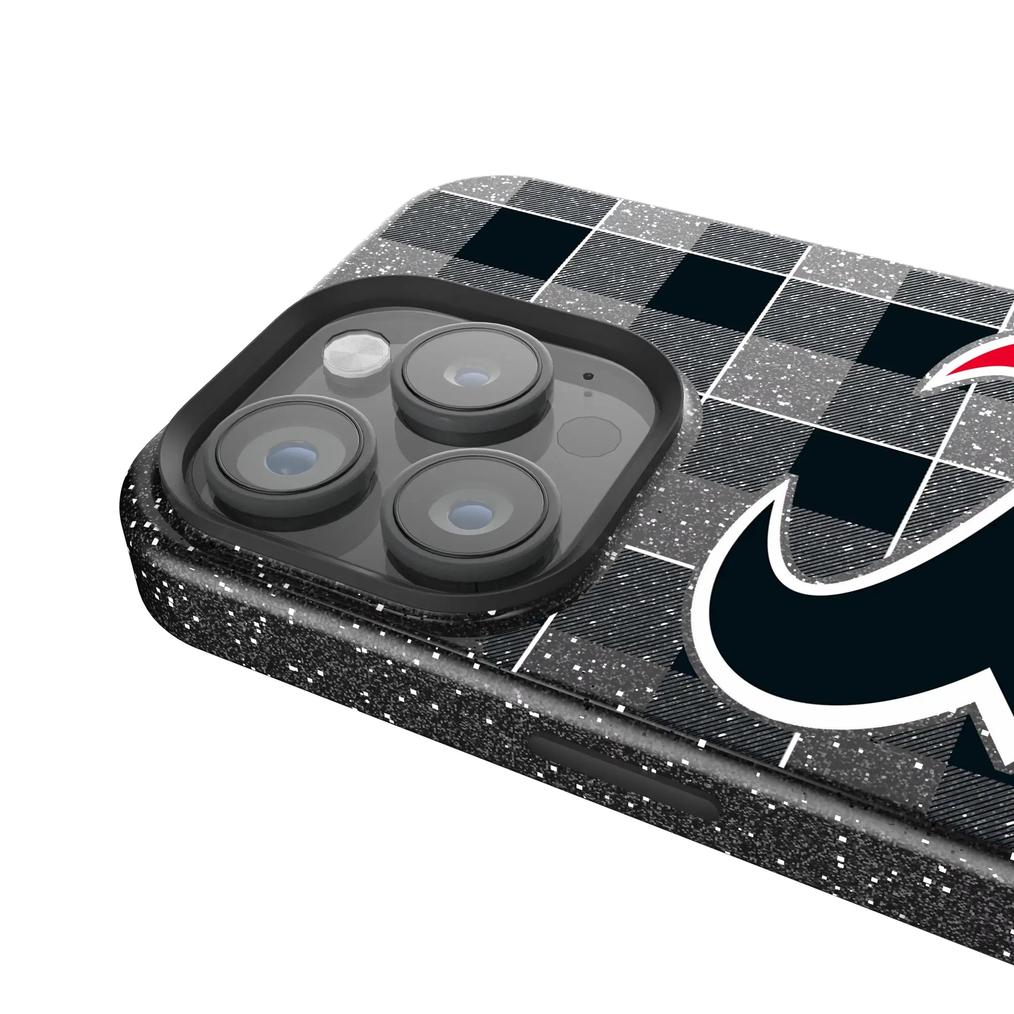 Houston Texans Plaid Bling Phone Case
