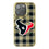 Houston Texans Plaid Bling Phone Case