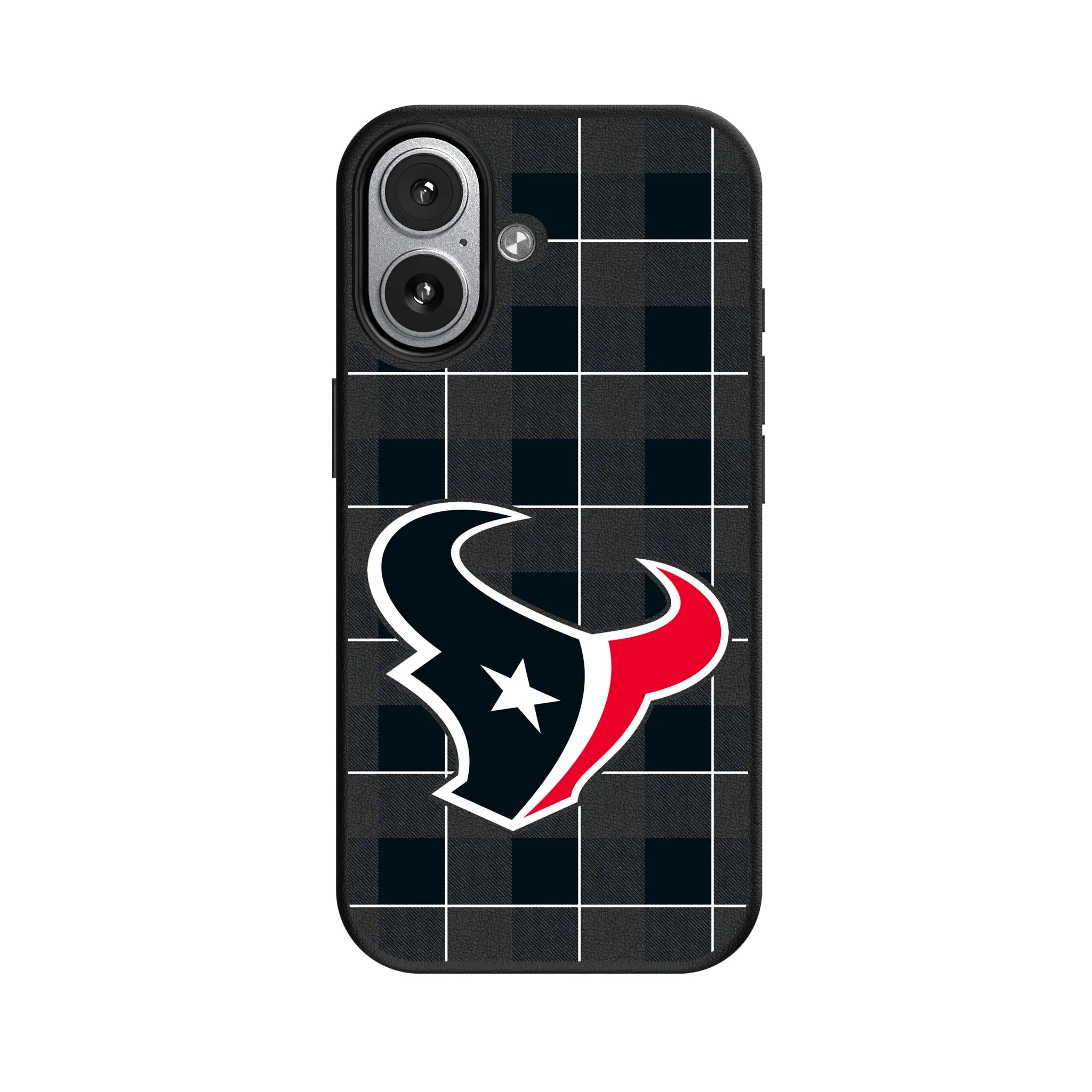 Houston Texans Plaid MagSafe Compatible Phone Case for Apple iPhone