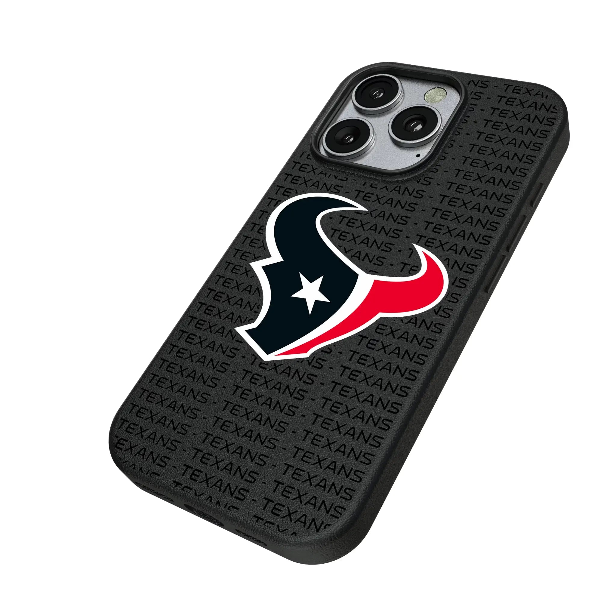 Houston Texans Text Backdrop MagSafe Compatible Phone Case for Apple iPhone