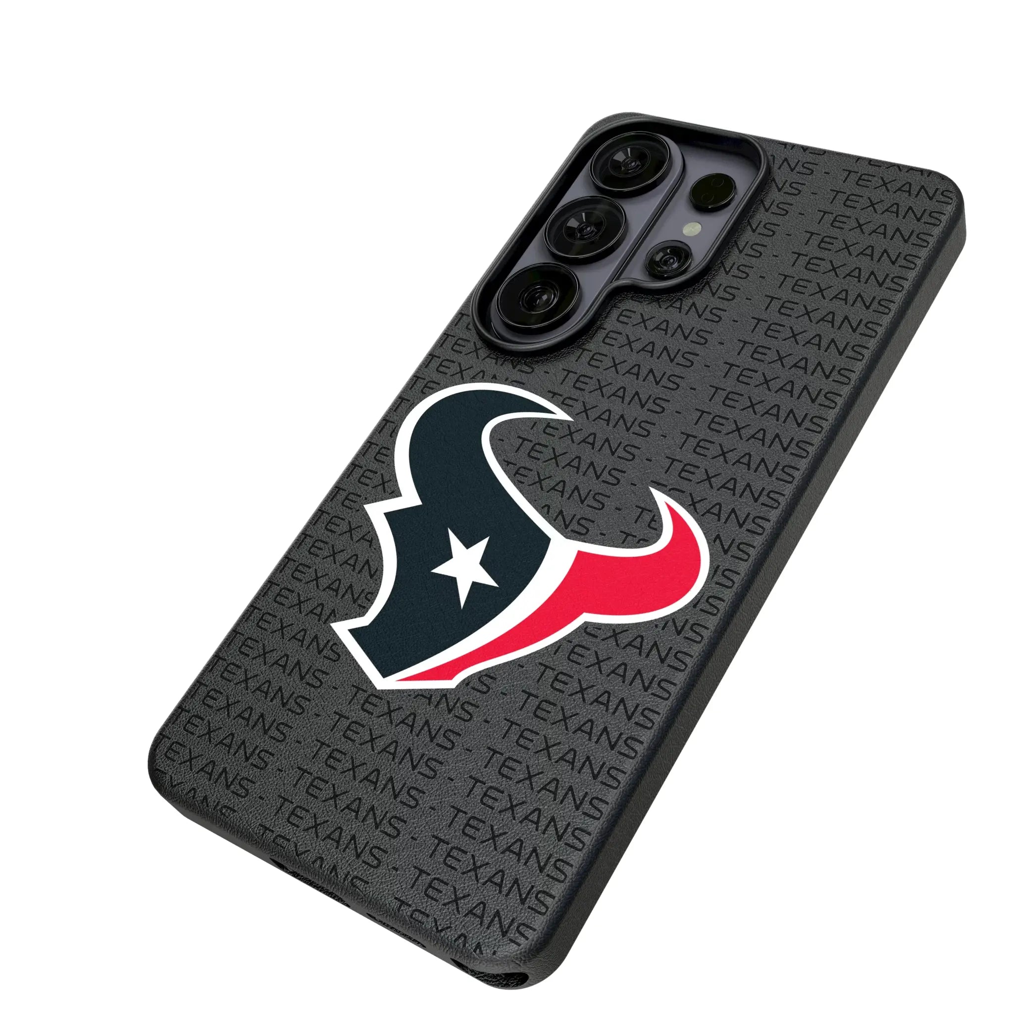 Houston Texans Text Backdrop MagSafe Compatible Phone Case for Samsung Galaxy