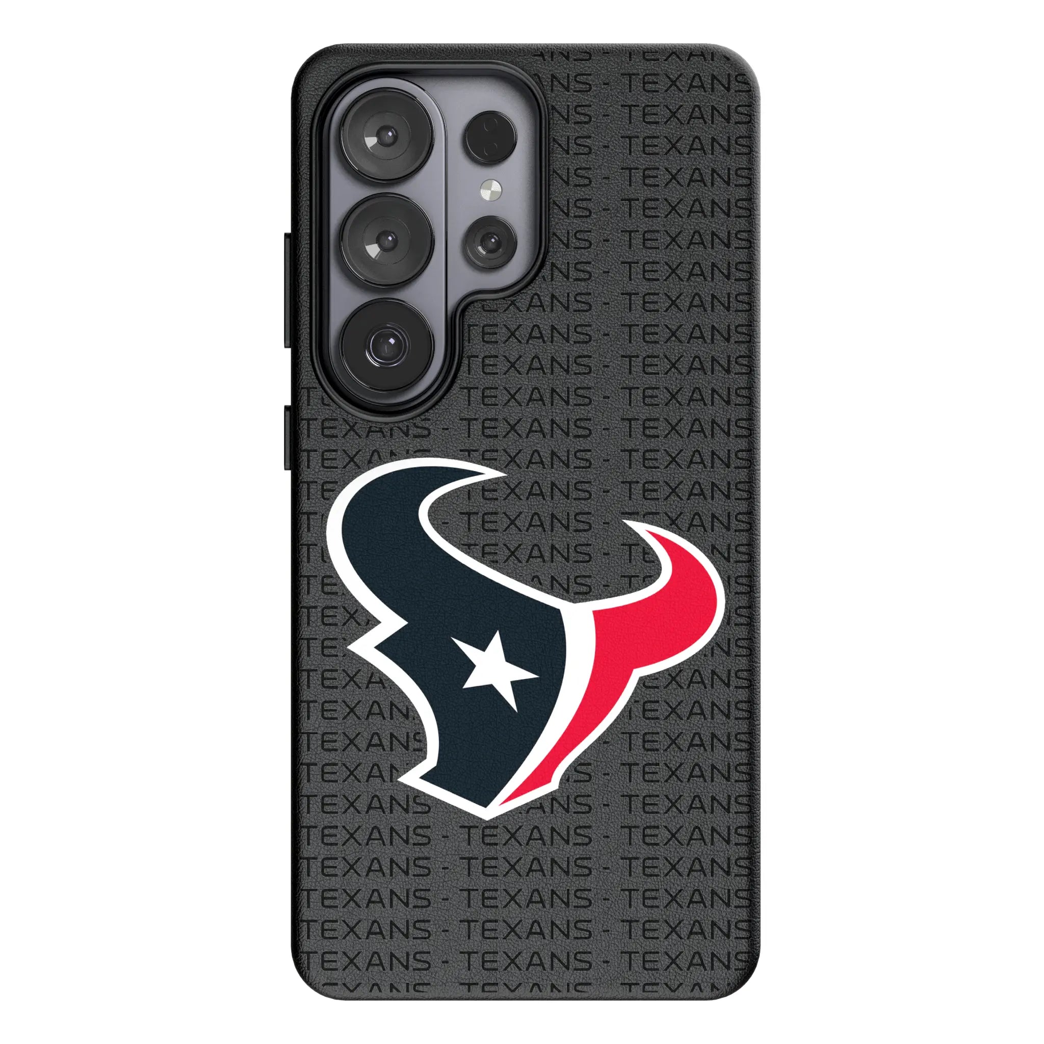 Houston Texans Text Backdrop MagSafe Compatible Phone Case for Samsung Galaxy