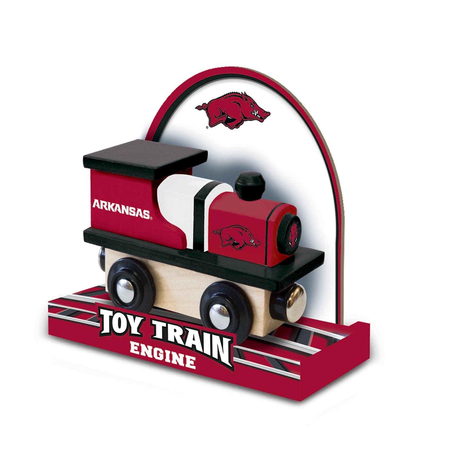Arkansas Razorbacks Toy Train Engine