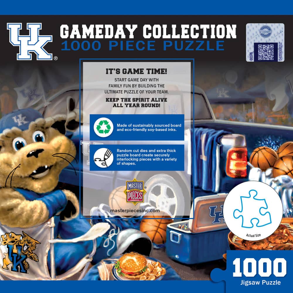Kentucky Wildcats Gameday 1000 Piece Jigsaw Puzzle - Sports Gifts, Sports Memorabilia, Sports Collectibles, Fan Shop