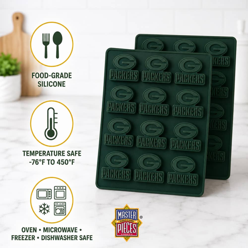 Green Bay Packers Silicone Ice Cube Tray