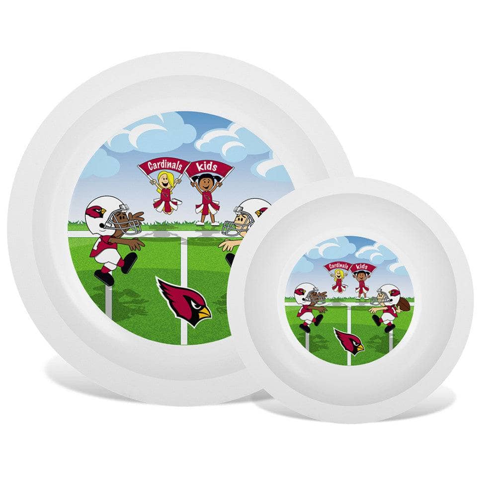 Arizona Cardinals Baby Plate & Bowl Set - Sports Gifts, Sports Memorabilia, Sports Collectibles, Fan Shop