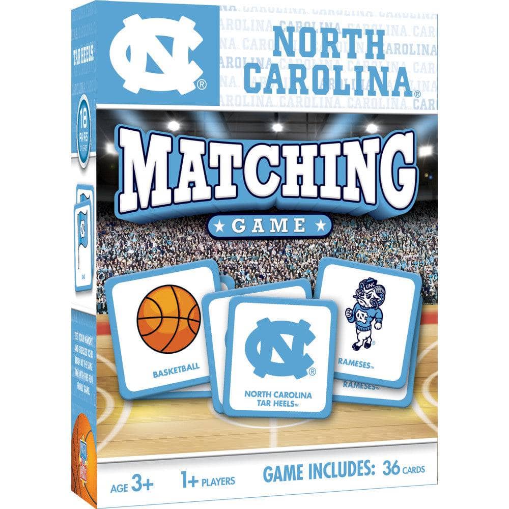 UNC Tar Heels Memory Match Game - Sports Gifts, Sports Memorabilia, Sports Collectibles, Fan Shop