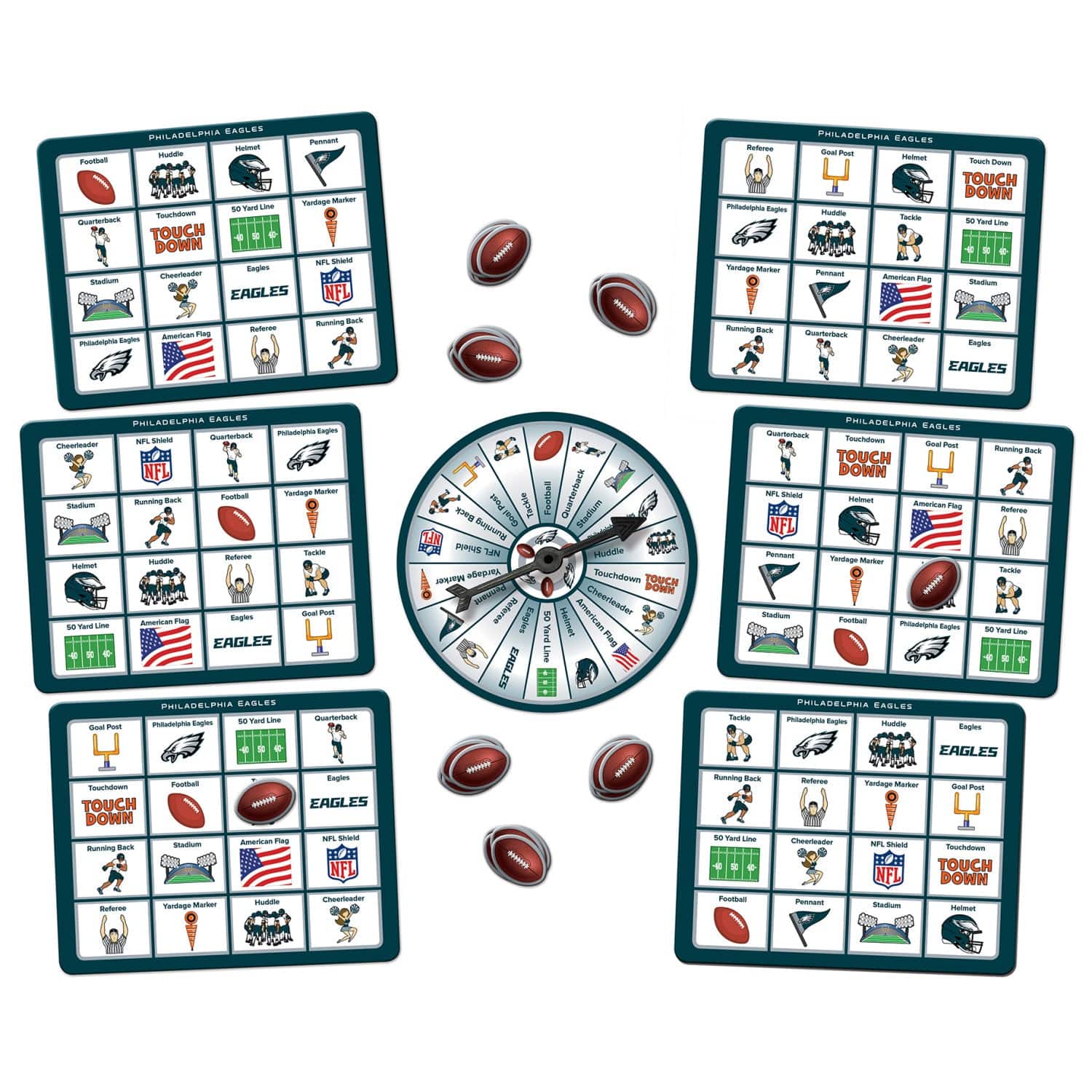Philadelphia Eagles Bingo Game: Cheer for Your Team! - Sports Gifts, Sports Memorabilia, Sports Collectibles, Fan Shop