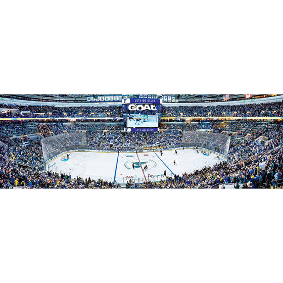 St. Louis Blues - 1000 Piece Panoramic Jigsaw Puzzle - 757 Sports Collectibles