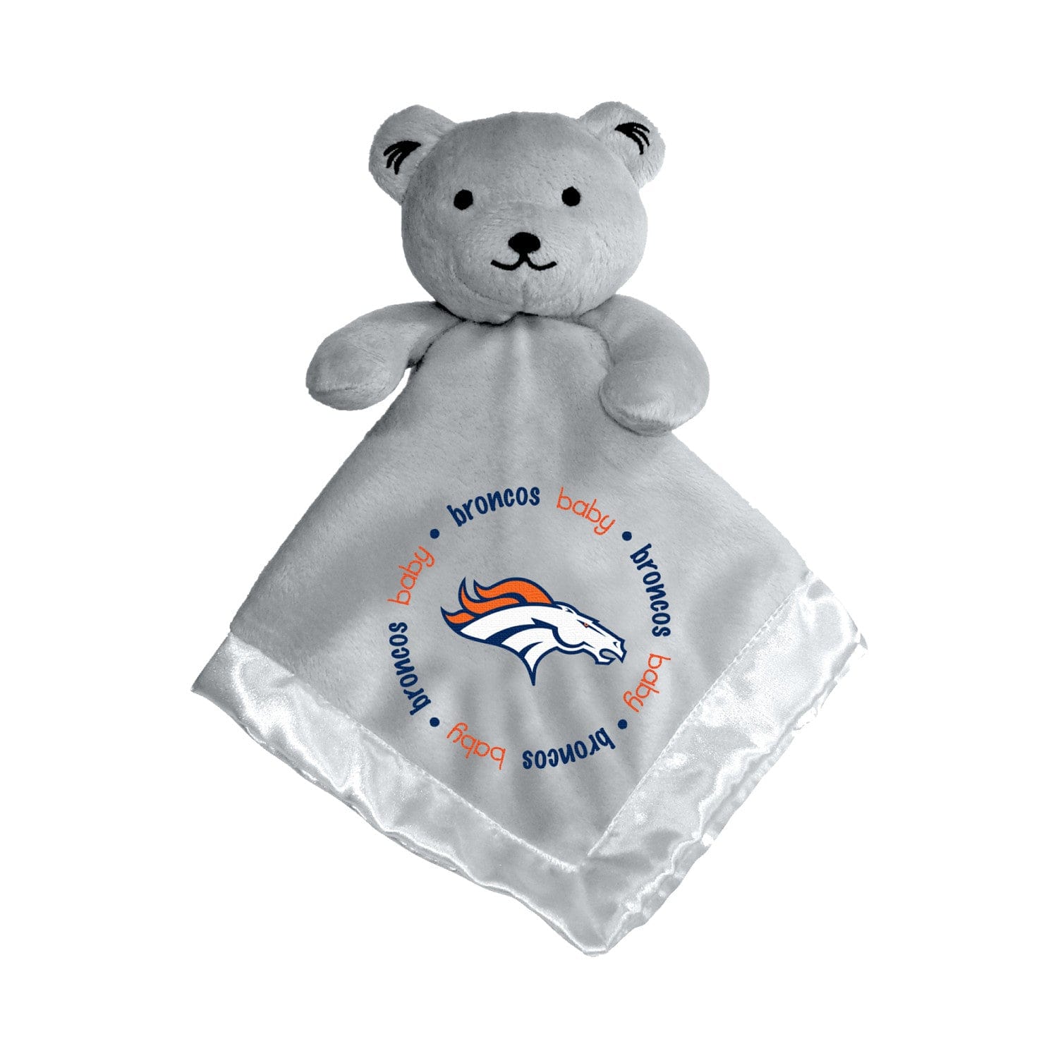 Denver Broncos Security Bear - Gray - Sports Gifts, Sports Memorabilia, Sports Collectibles, Fan Shop