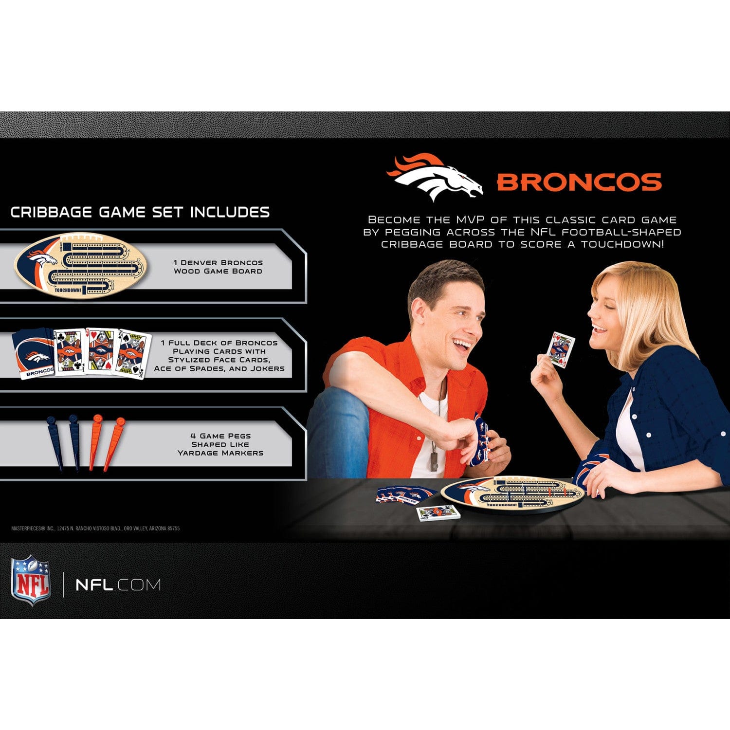 Denver Broncos Cribbage Game