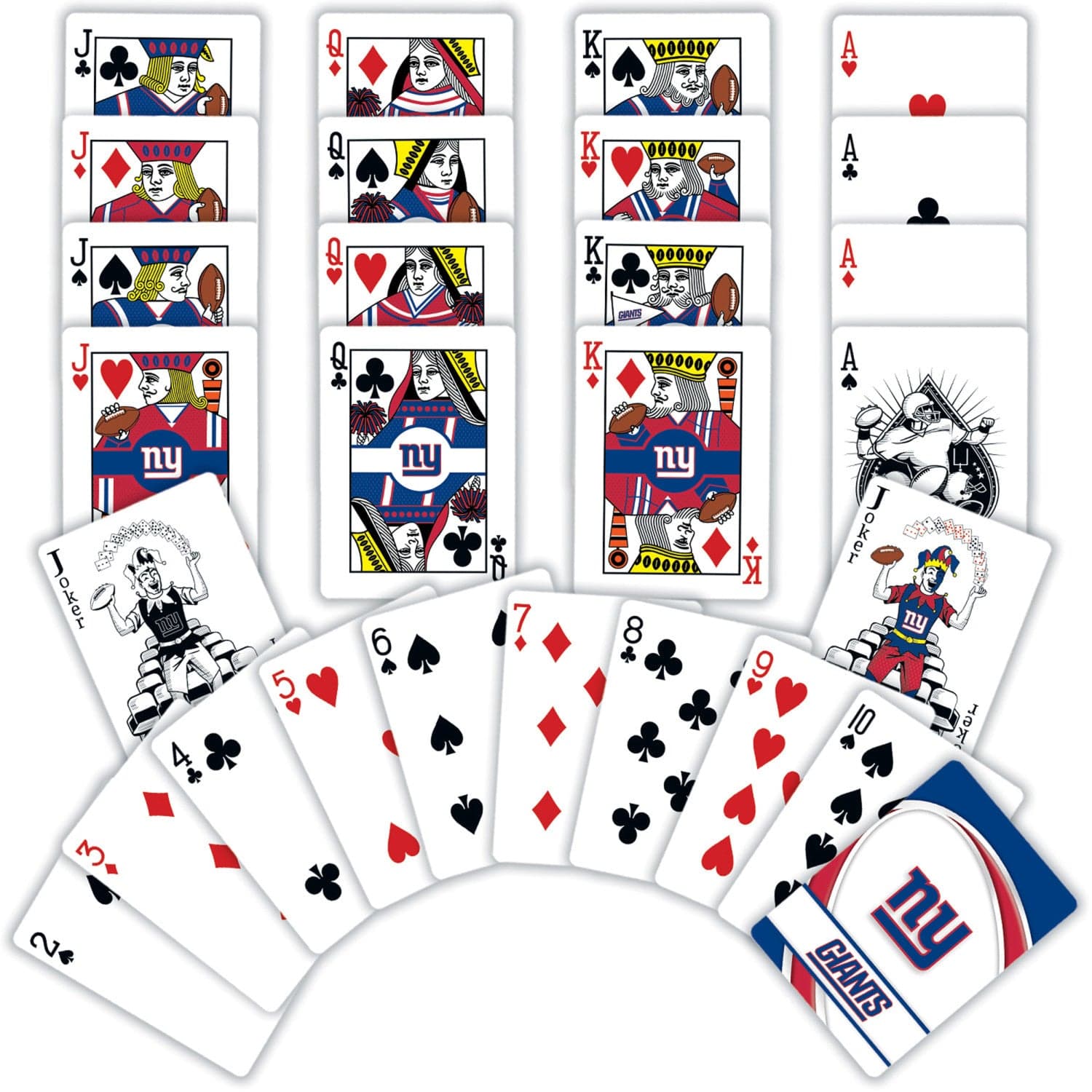 New York Giants 54-Card Deck Playing Cards