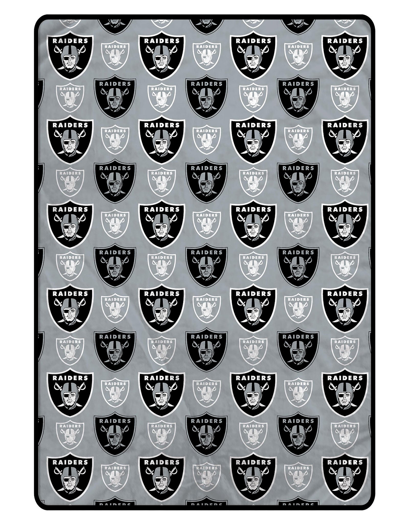 Las Vegas Raiders  - NFL Logo Roll Ultra Cozy Oversized 66x80 Blanket - Sports Gifts, Sports Memorabilia, Sports Collectibles, Fan Shop