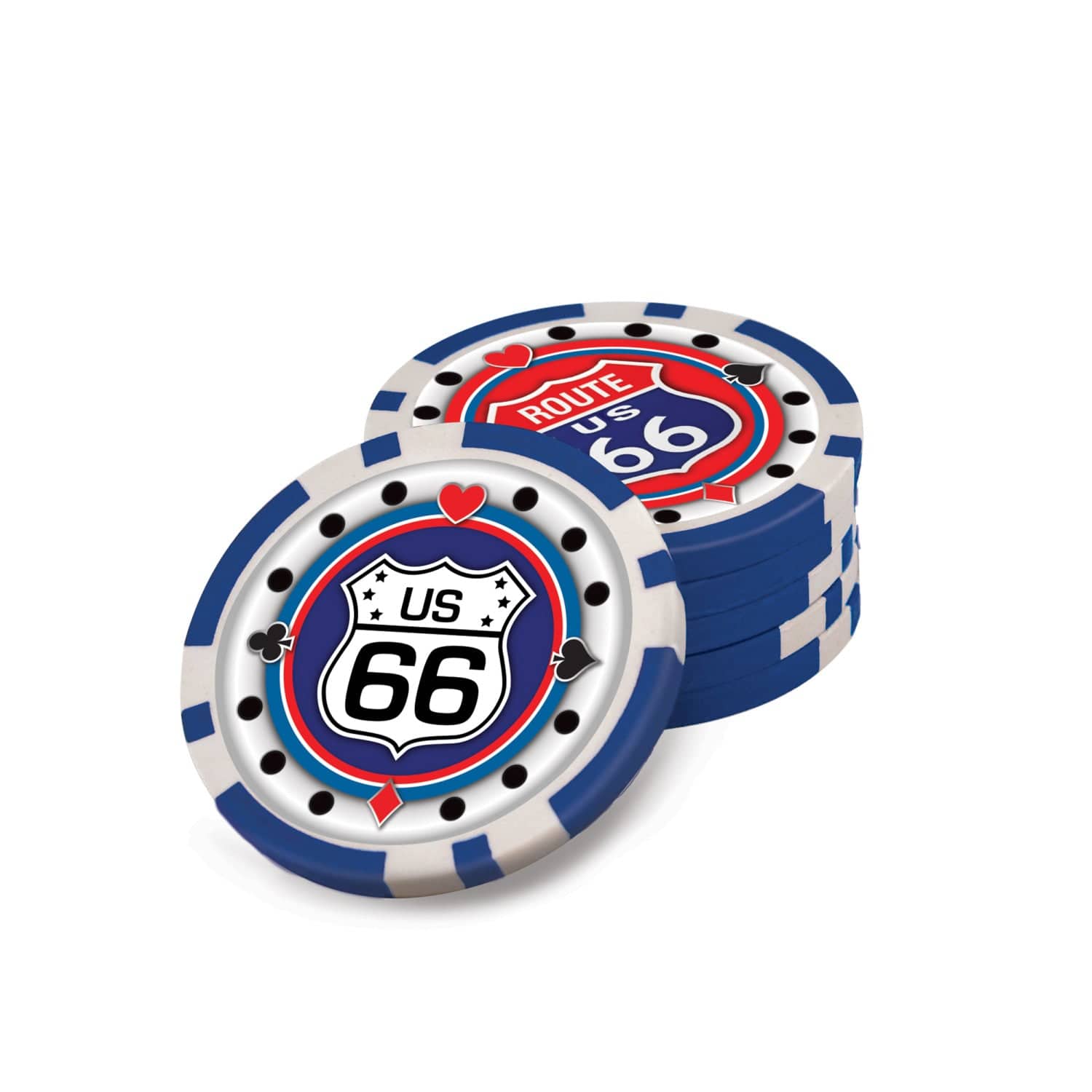 Route 66 300 Piece Poker Set - Ultimate Gaming Experience - Sports Gifts, Sports Memorabilia, Sports Collectibles, Fan Shop