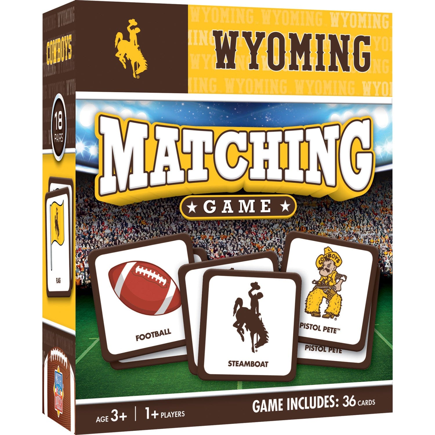 Wyoming Cowboys Memory Match Game - Sports Gifts, Sports Memorabilia, Sports Collectibles, Fan Shop