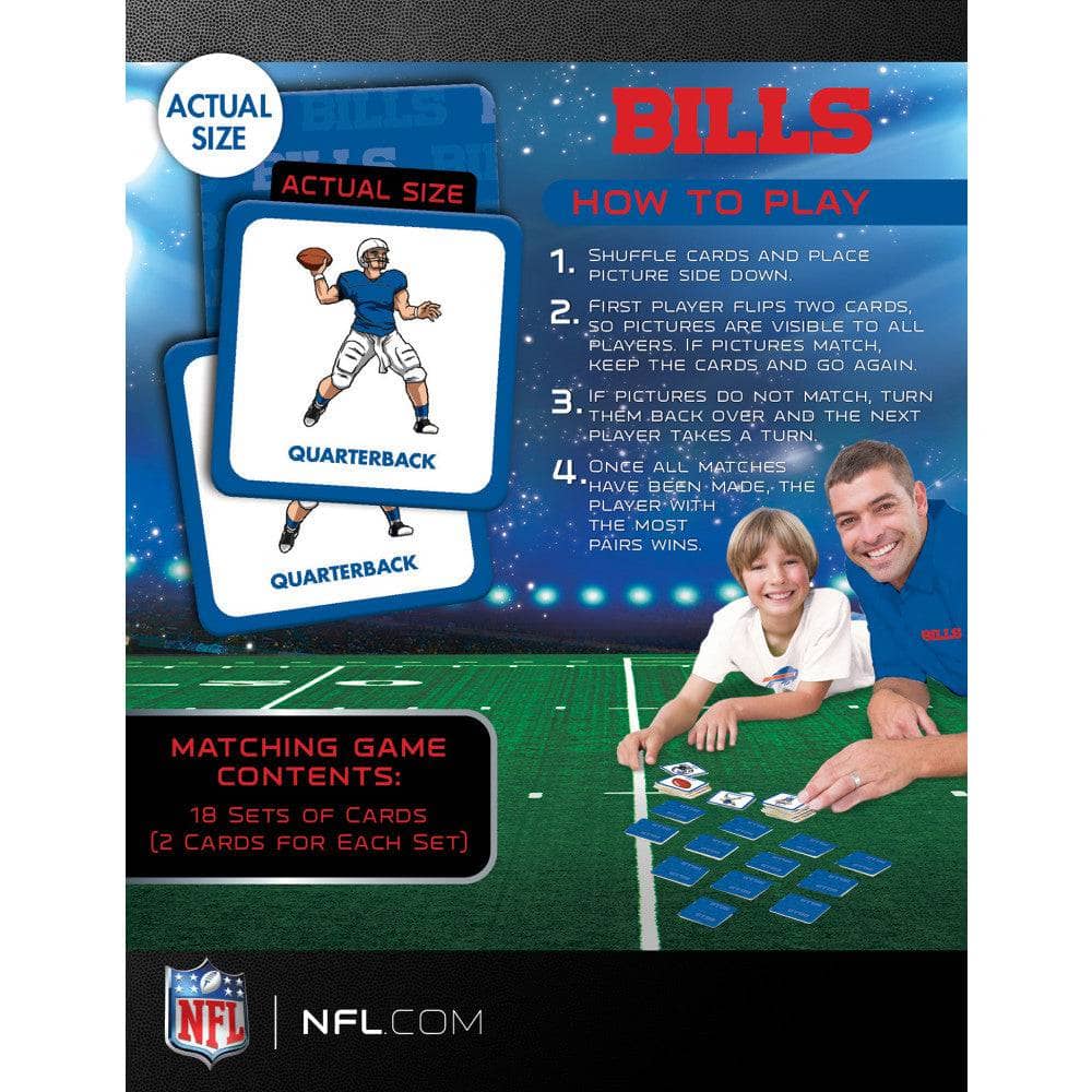 Buffalo Bills Memory Match Game