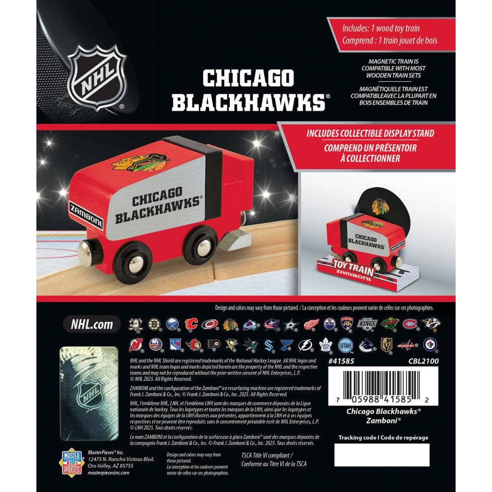 Chicago Blackhawks Collectible Toy Train Engine - Sports Gifts, Sports Memorabilia, Sports Collectibles, Fan Shop