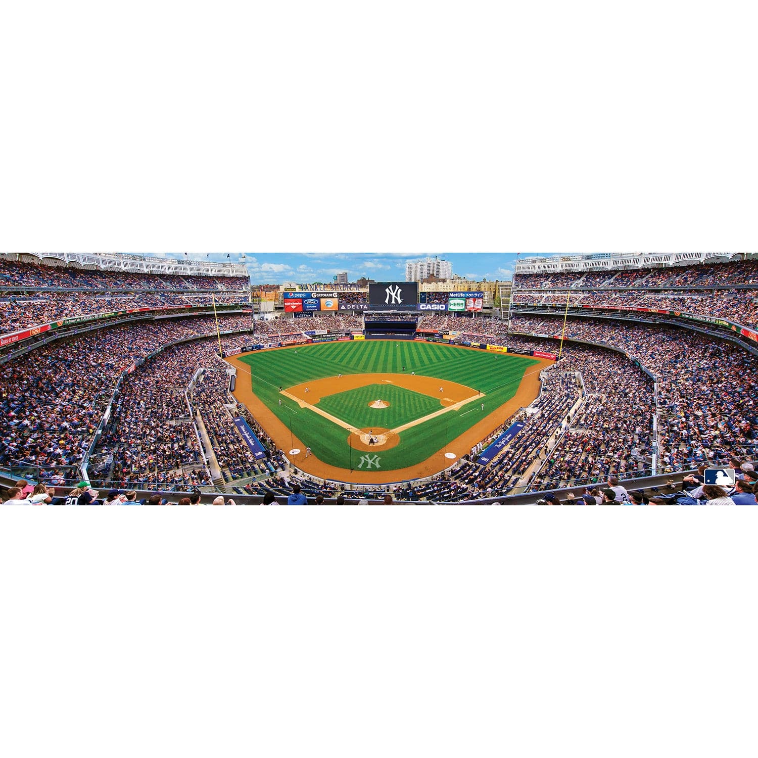 New York Yankees 1000 Piece Panoramic Jigsaw Puzzle - Sports Gifts, Sports Memorabilia, Sports Collectibles, Fan Shop