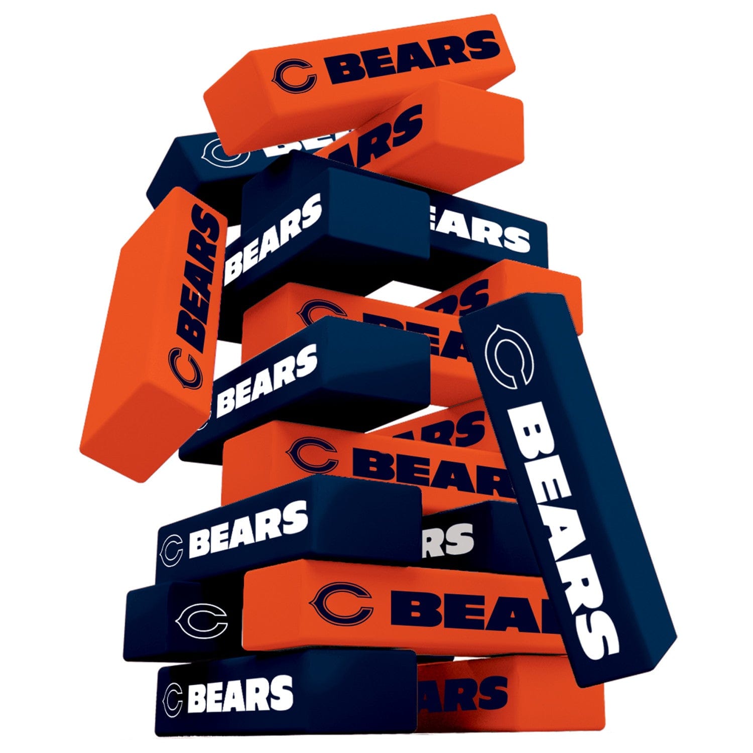 Chicago Bears Tumble Tower Game - Sports Gifts, Sports Memorabilia, Sports Collectibles, Fan Shop
