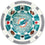 Miami Dolphins 20 Piece Poker Chip Set - Sports Gifts, Sports Memorabilia, Sports Collectibles, Fan Shop