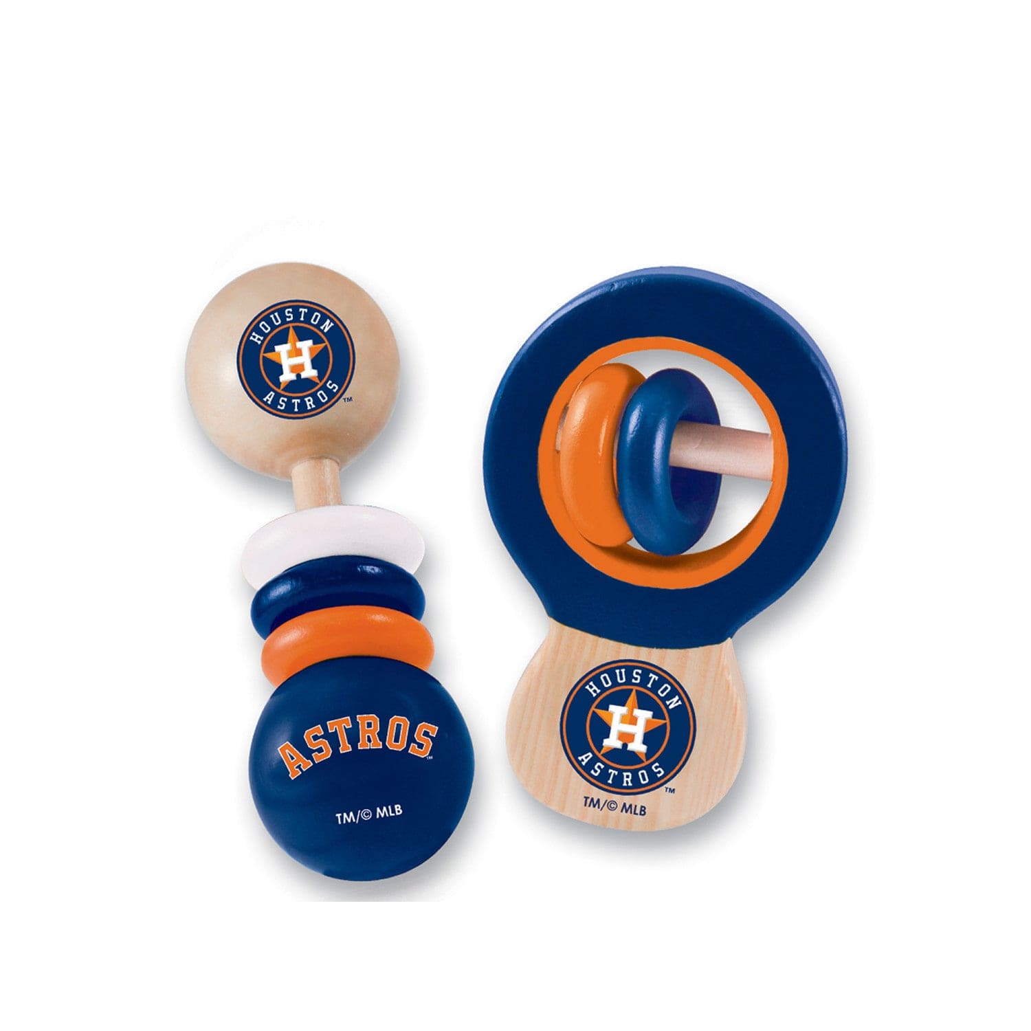Houston Astros Baby Rattles 2-Pack - Sports Gifts, Sports Memorabilia, Sports Collectibles, Fan Shop