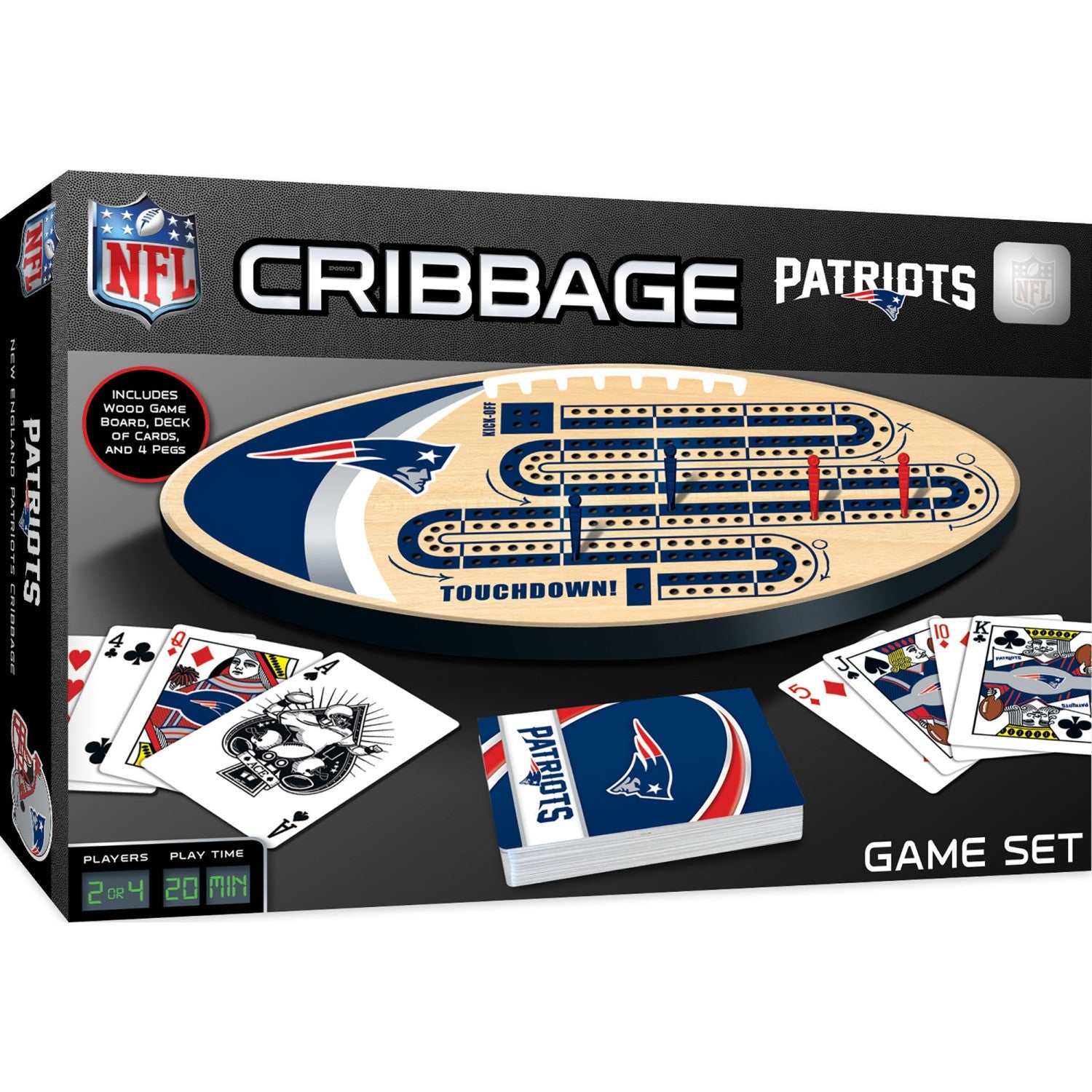 New England Patriots Cribbage - 757 Sports Collectibles