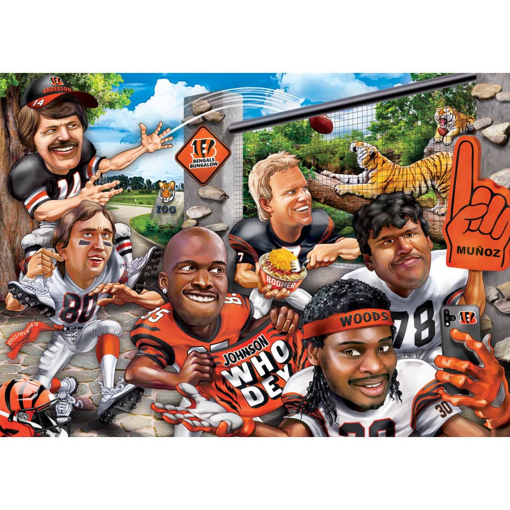 Cincinnati Bengals All-Time Greats 500-Piece Jigsaw Puzzle
