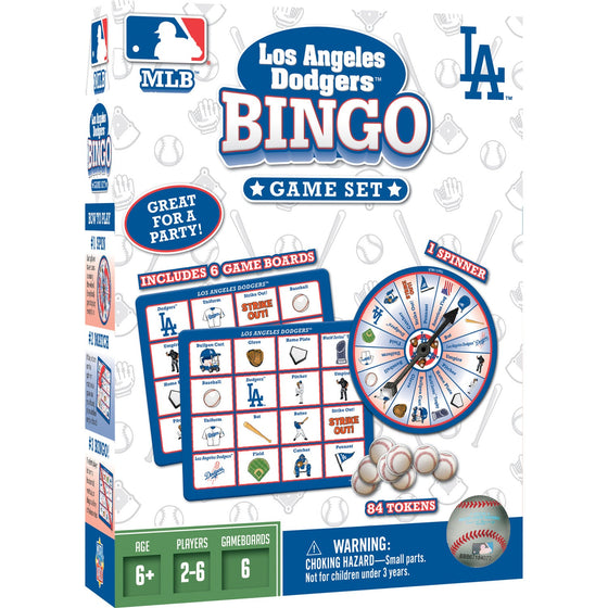 Los Angeles Dodgers Bingo Game - 757 Sports Collectibles