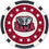 Alabama Crimson Tide 100-Piece Poker Chip Set