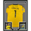 Framed Autographed/Signed Iker Casillas 35x39 Real Madrid Yellow Soccer Jersey Beckett BAS COA
