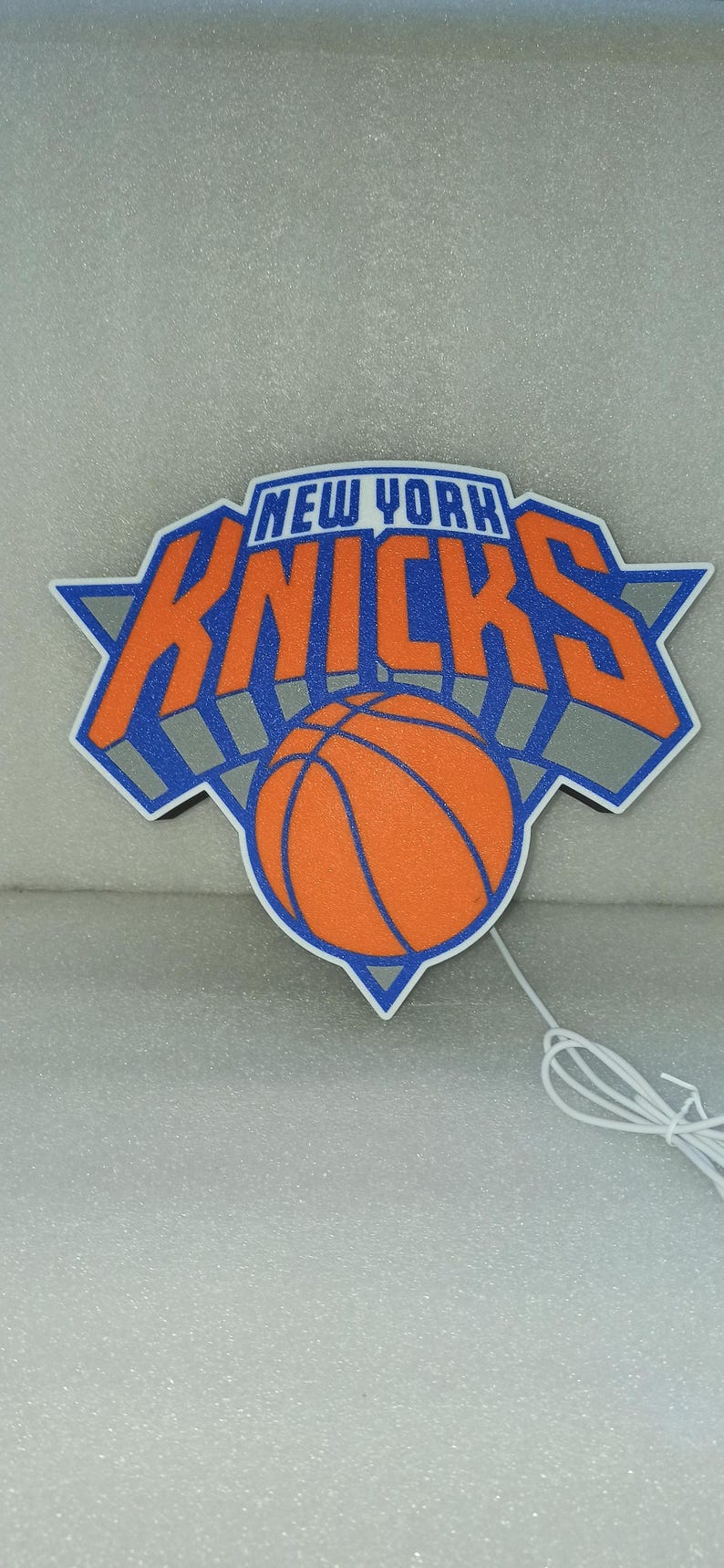New York Knicks 15" LED Neon Light Up Team Logo Sign