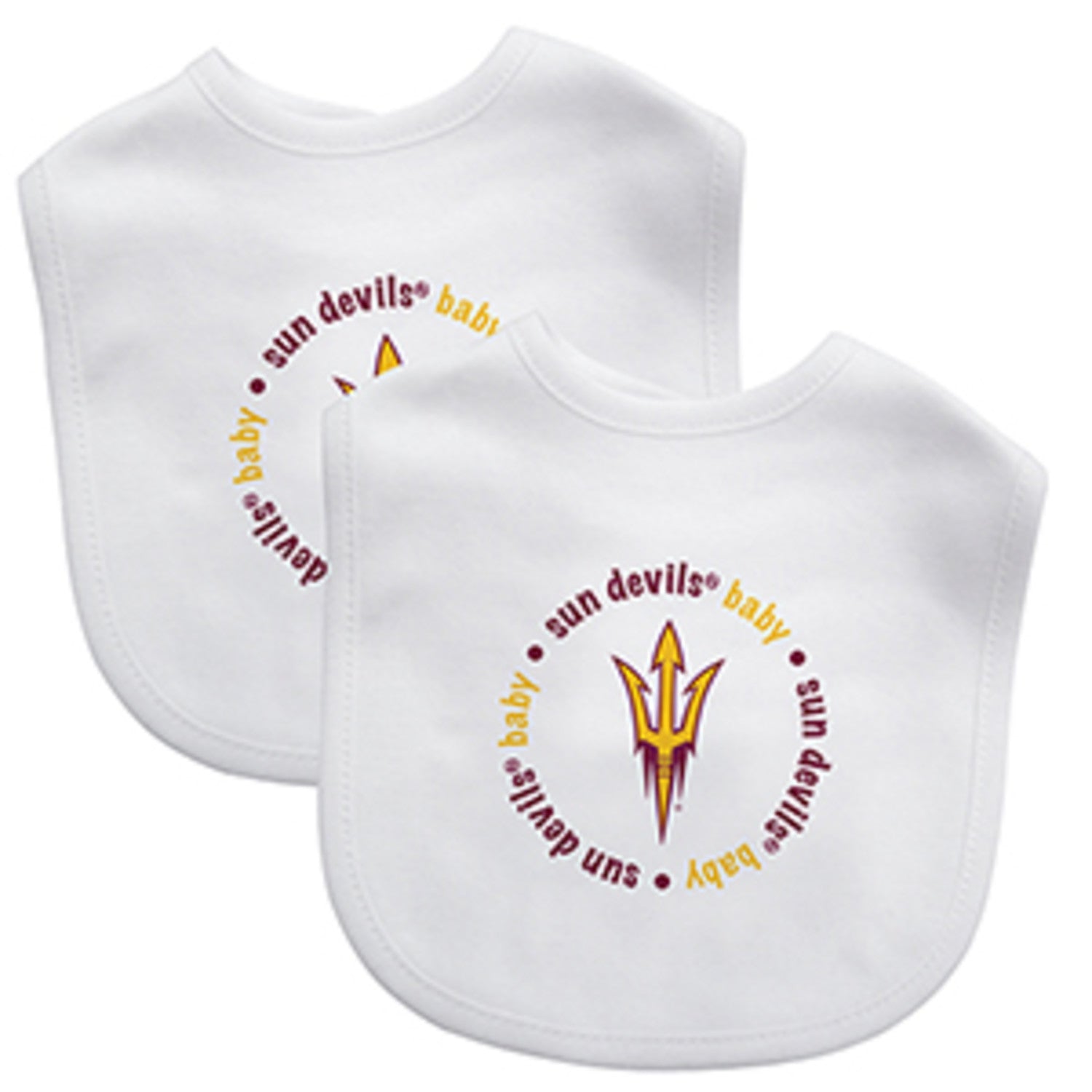 Arizona State Sun Devils - Baby Bibs 2-Pack - 757 Sports Collectibles