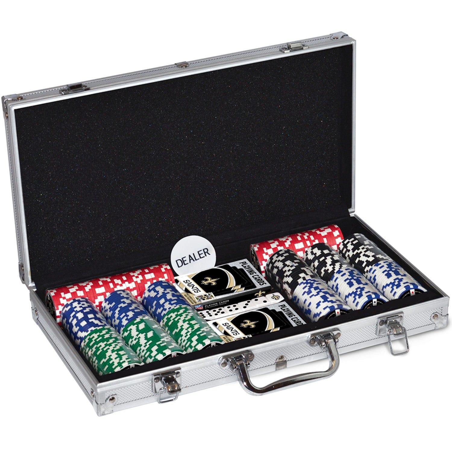 New Orleans Saints 300 Piece Poker Set - Ultimate Fan Edition