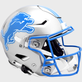 Preorder - Detroit Lions New SpeedFlex Full-Size Football Helmet 2024 Primary - Ships 6.28.2024 - 757 Sports Collectibles